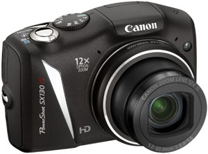 Canon PowerShot SX130 IS 96€ - Digitalkamera mit 12-fach optischem Zoom