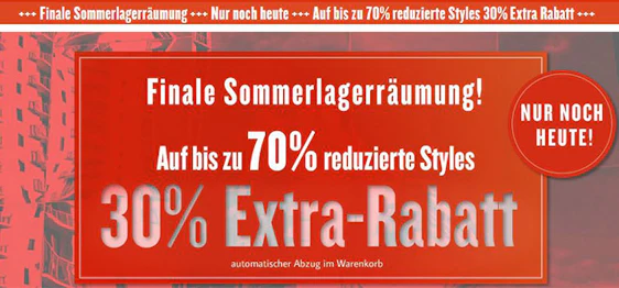 30% Extra-Rabatt auf bereits reduzierte Ware bei Tom Tailor *UPDATE2*