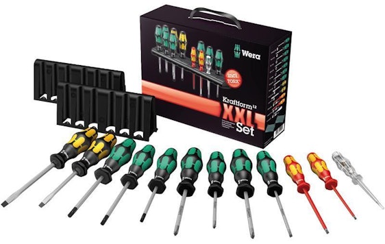 Wera Kraftform XXL TX für 30€ – 12-teiliges Schraubendreher-Set mit 2 Haltern