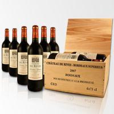6 Flaschen Château de Rives Superieur 2007 Rotwein Frankreich für 28€ statt 56€ (50% Rabatt)