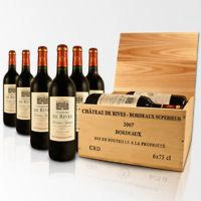 6 Flaschen Château de Rives Superieur 2007 Rotwein Frankreich für 28€ statt 56€ (50% Rabatt)