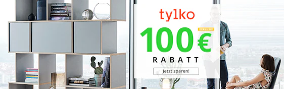 100€ Rabatt auf Regale & Regalsysteme bei Tylko