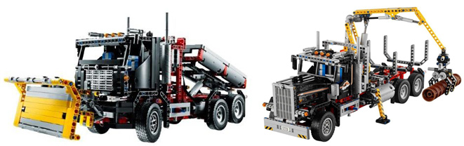 Lego Technic 9397 - Holztransporter für 90€ bei der Deutschen Post