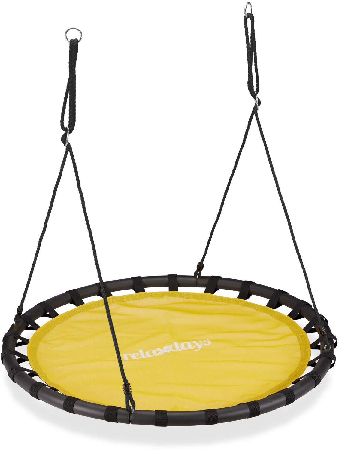 5,00€ auf Relaxdays Nestschaukel 120 cm gelb sparen