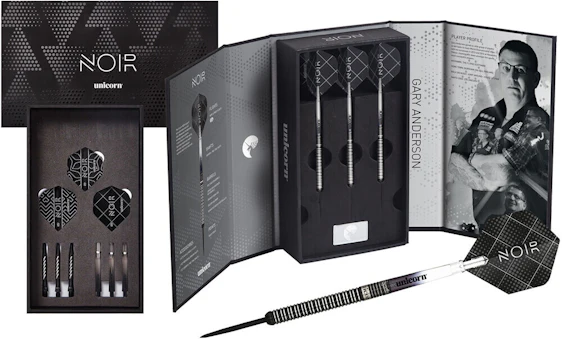 Unicorn Darts Noir Gary Anderson 90% Tungsten Steeltip 27g mit 30,75€ Ersparnis