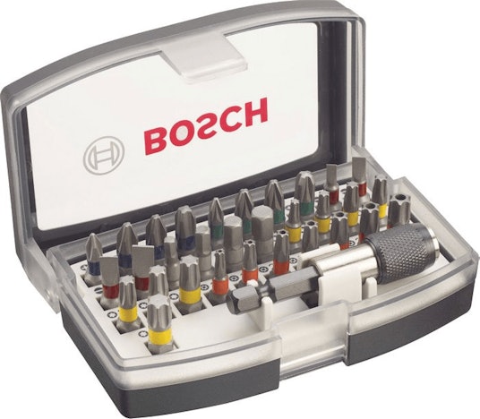 Bosch Home Bit-Set (32-tlg.) für 7€ – extra hartes Zubehör-Set für Bohrschrauber und Schraubendreher