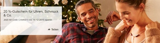 20%-Gutschein für Uhren, Schmuck & Kleidung bei eBay *UPDATE2*