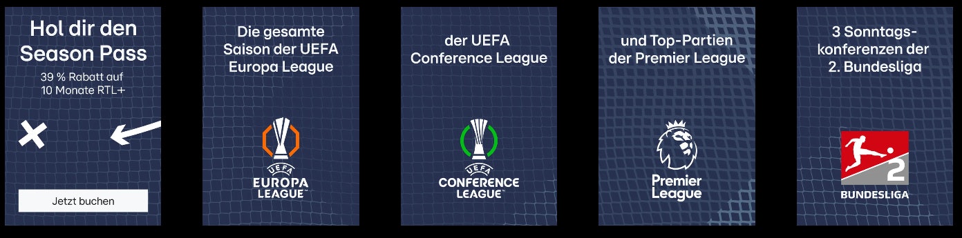 RTL+ Season Pass Angebot