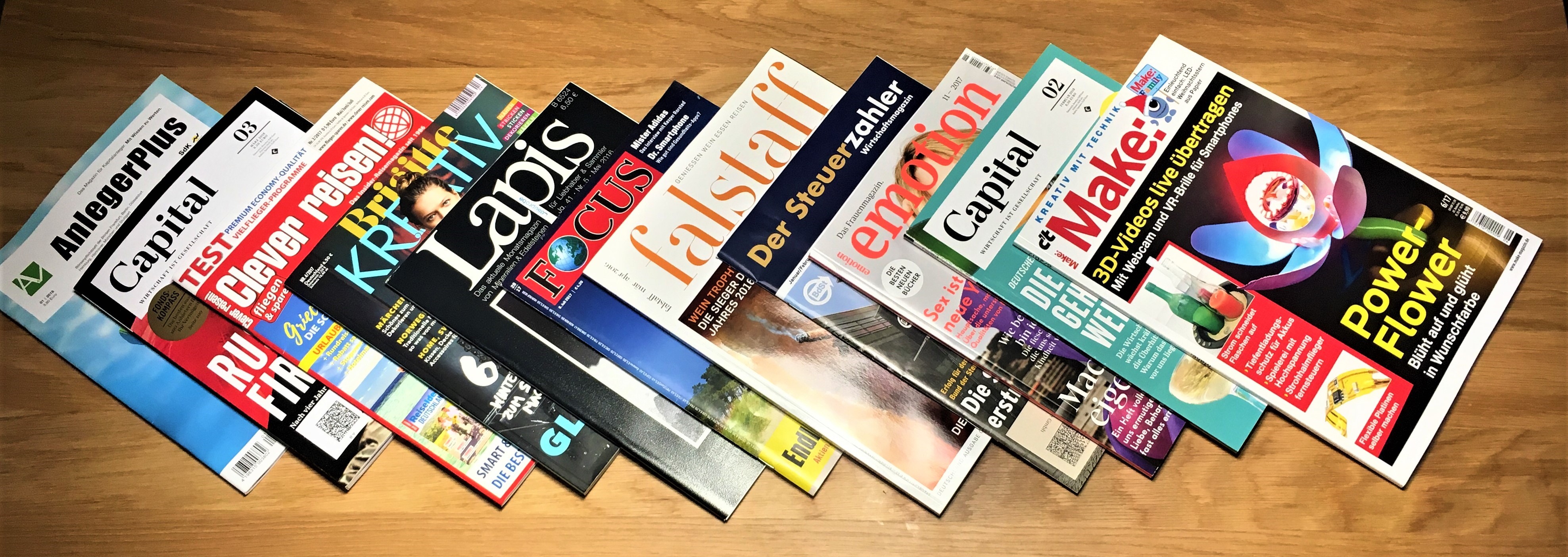 Kostenlose Zeitschriften und Zeitungen: über 200 Probeabos - unverbindlich und ohne Kündigung