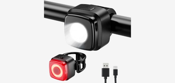 OnMeto Fahrradlicht-Set für 9€ - wasserdicht, USB-C, 500 Lumen