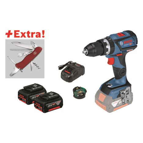 Bosch GSB 18V-60C Professional 2 x 5,0 Ah für 229,99 € (statt 325,35 €)