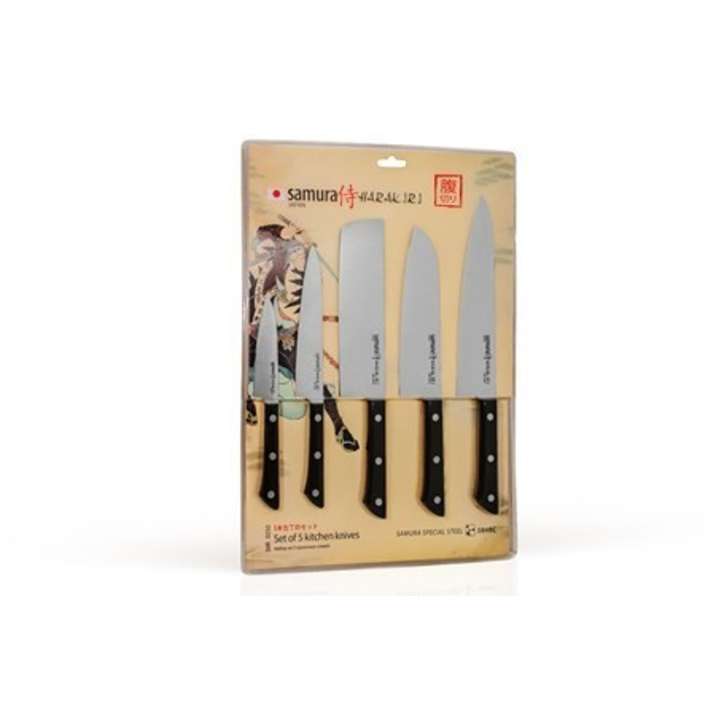 Samura Harakiri Messerset 5-teilig schwarz mit 21,03€ Rabatt