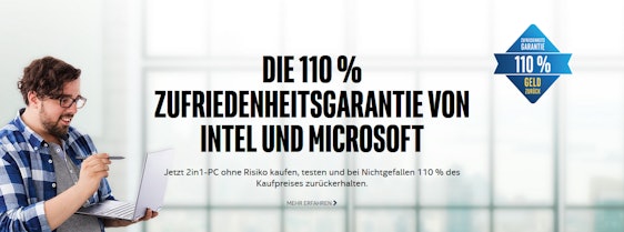 Intel Zufriedenheitsgarantie mit 110% Cashback - bis zu 224€ geschenkt bekommen?