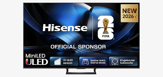 Heimkino-Upgrade! 🍿 Hisense 55U7DSE (55 Zoll) Mini-LED TV für 529€ 📺