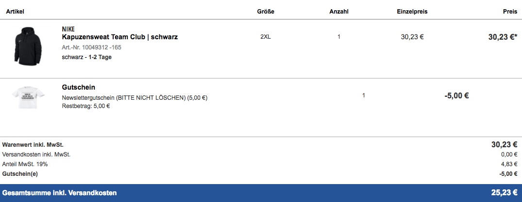 Hoodie Bestellen Rabatt