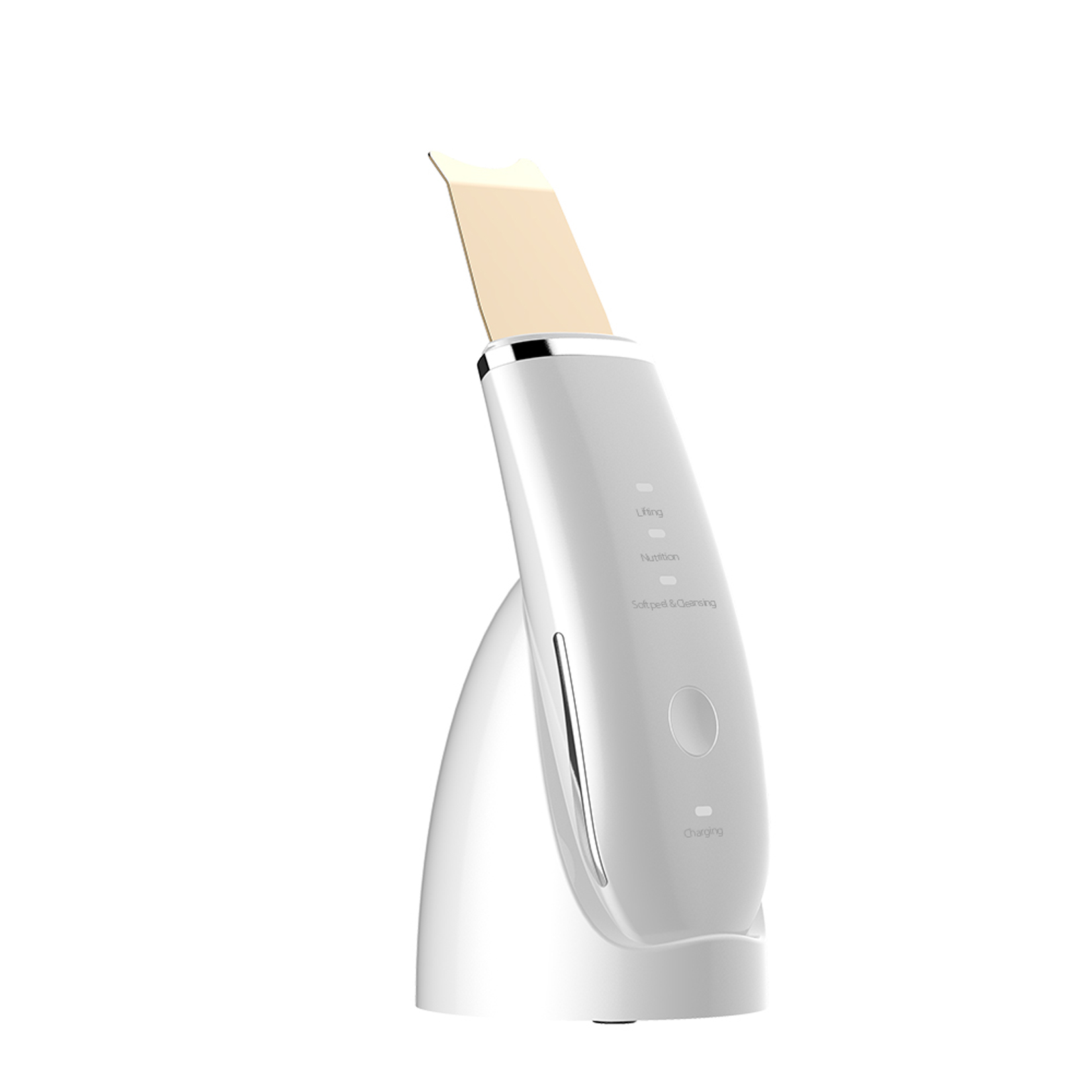 Ultraschall-Hautwäscher-Gesichtsspatel, Mitesserentferner-Porenreiniger, Gesichtswäscher-Spatel, Peeling kabellos wiederaufladbar