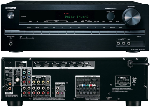 Onkyo TX-SR333 für 179€ - 5.1 AV-Receiver mit HDMI 2.0 und Bluetooth