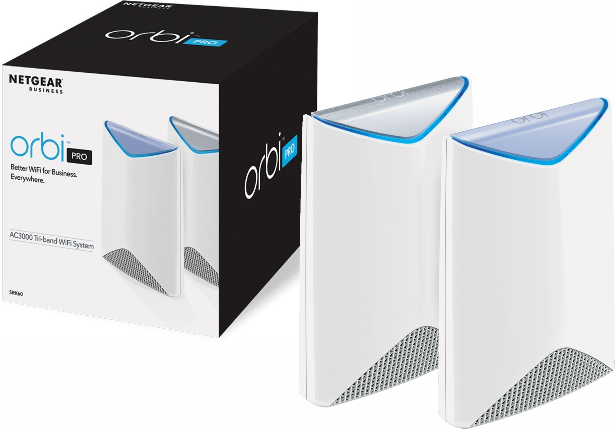 Netgear Orbi SRK60 Pro für 176€ – 2er-Bundle aus Router und Satellit, Multiroom WLAN Mesh-System