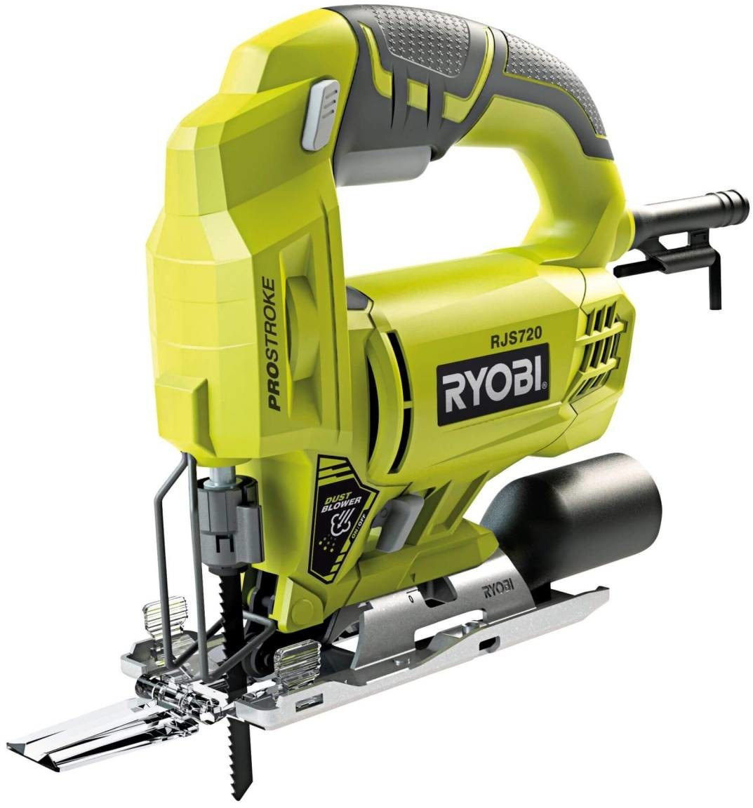 Ryobi Stichsäge RJS720-G für 30€ - mit Führungshilfe, 500 Watt, Hubläge 19 mm