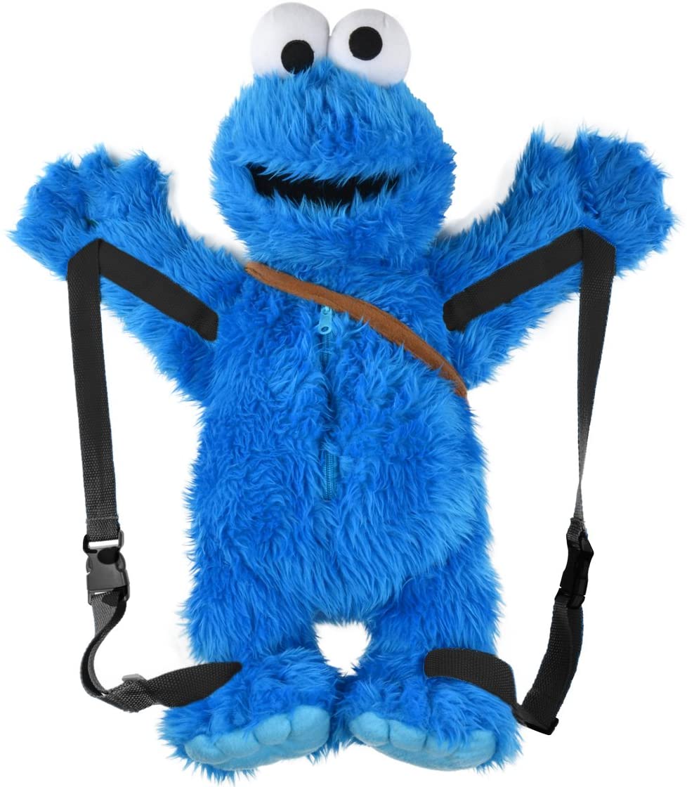 Sesamstraße Krümelmonster 3D Rucksack - ca. 60cm