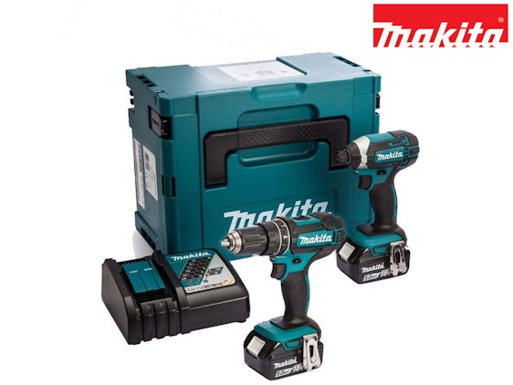 Nur heute! Makita 18V-Kombiset für 289€ - Akku-Schlagbohrschrauber & -Schlagschrauber inkl. 2 Akkus