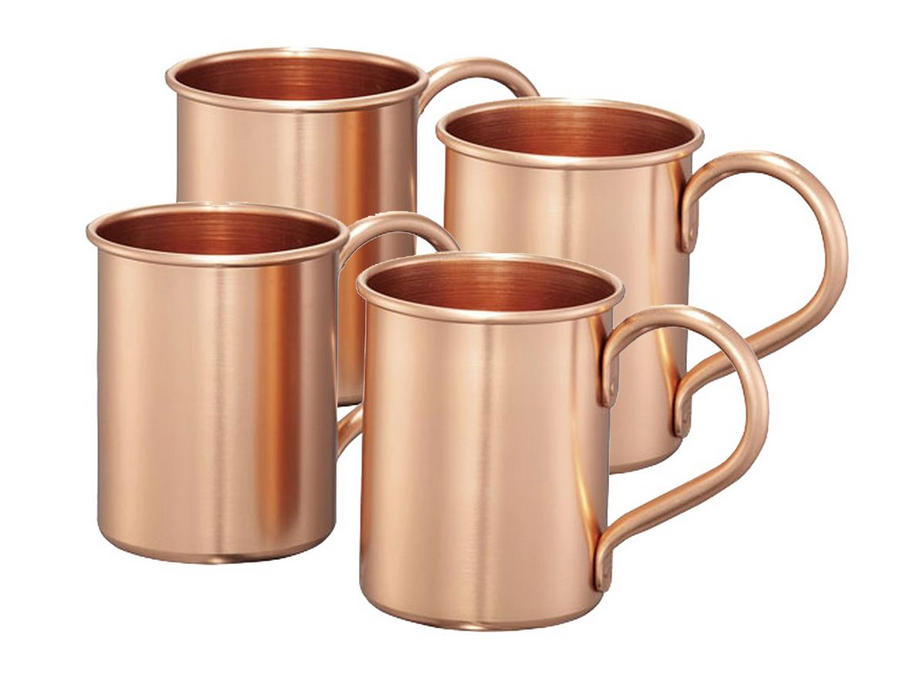 4 Moscow Mule Kupferbecher für 15€