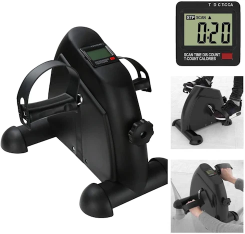 TolleTour Mini Fitnessbike, Praktischer Arm- und Beintrainer mit LCD-Display, Maße: 41*35*20cm