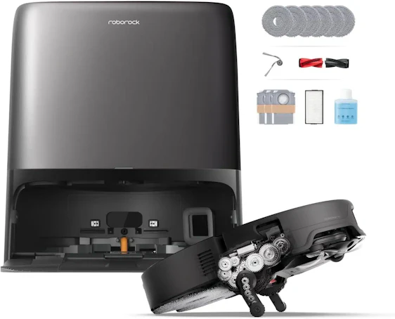 Roborock Saros 20 Neo Saug- und Wischroboter in Schwarz