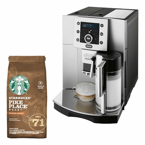 DeLonghi ESAM 5500.S Perfecta Kaffeevollautomat Kaffezubereiter STARBUCKS Bundle (ad)