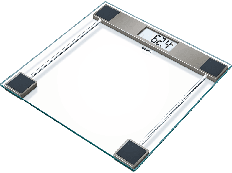 Beurer GS 11 ab 10€ - Glas-Personenwaage mit 150kg Tragkraft