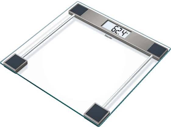 Beurer GS 11 ab 10€ - Glas-Personenwaage mit 150kg Tragkraft