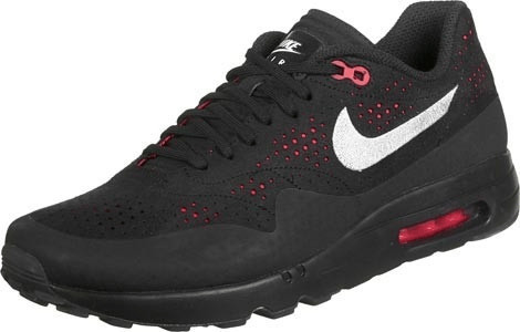 Nike Air Max 1 Ultra 2.0 Moire black/wolf grey/solar red mit 39,85€ Preisnachlass