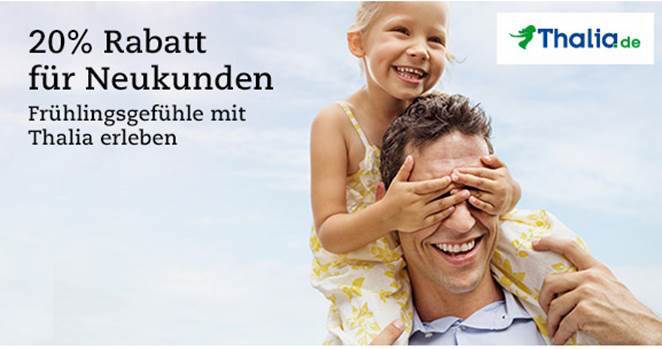 20% Rabatt auf Filme, Musik &amp; mehr bei Thalia – für Neukunden