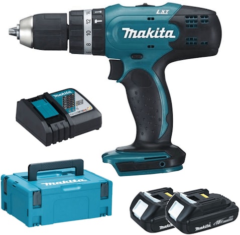 13% Nachlass auf Makita DHP453RYJ 2 x 1,5 Ah im Makpac