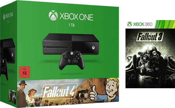 Xbox One 1TB + Fallout4 + Fallout 3 für 312€ *UPDATE*