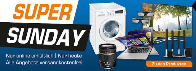 Saturn Super Sunday am 23.08. - z.B. Samsung UE50H6470 für 749€