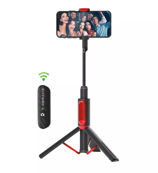 BlitzWolf All-in-one Bluetooth Selfie Stick Stativ