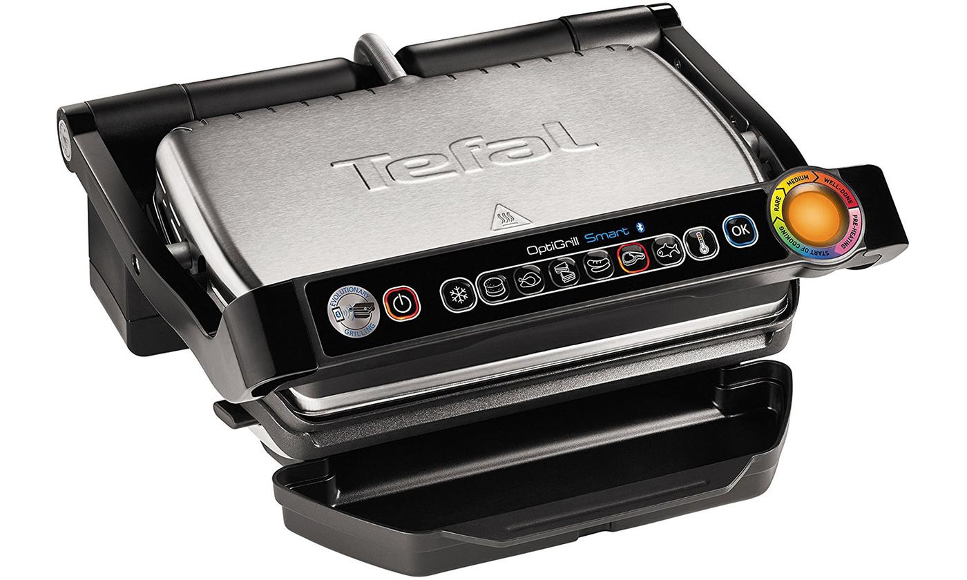 Tefal GC730D Optigrill Smart für 126€ – Kontaktgrill mit 6 Grillprogrammen, 2.000 Watt und App-Steuerung
