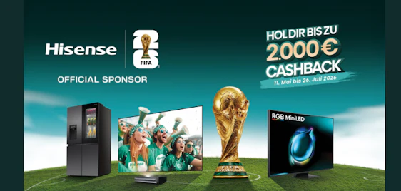 Logitel & MagentaTV Deal 📺 Saugünstige Hisense TVs mit bis zu 50€ Extra-Cashback ⚽