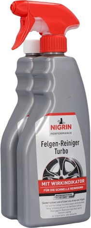 Im Doppelpack! Nigrin Performance Felgen-Reiniger Turbo für 10€ - 2x 500ml