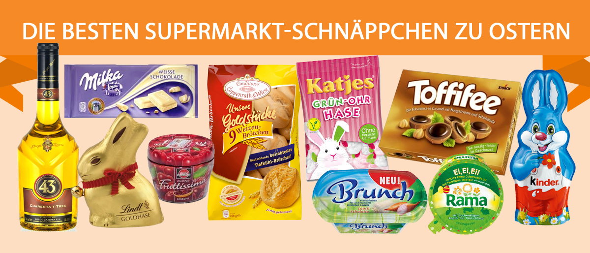 Die besten Supermarkt-Schnäppchen zu Ostern - Süßigkeiten, Getränke und Co.