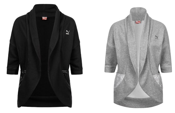Puma Shrug-Jacke für 15€ - für Damen in Grau und Schwarz S-L