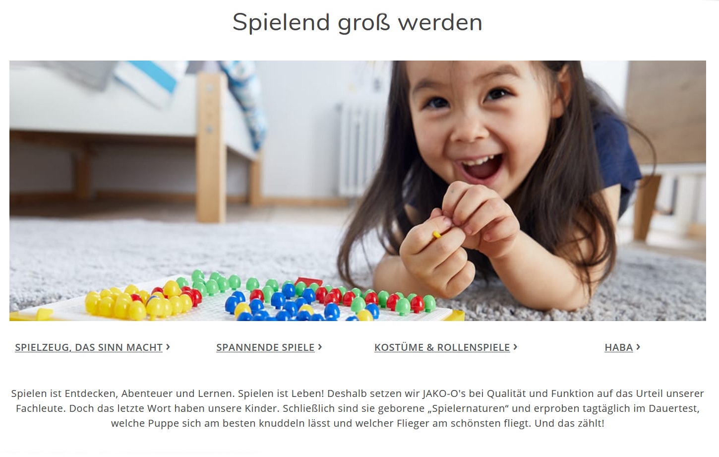 Mit JAKO-O Gutschein Spielzeug kaufen