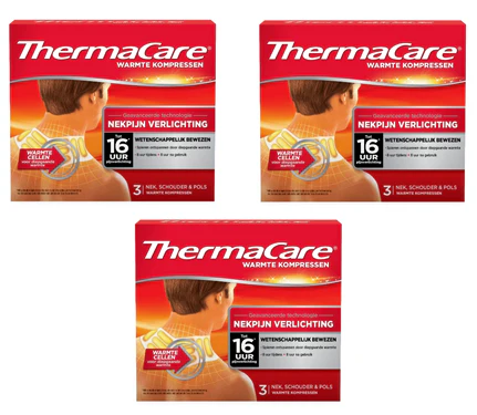 Thermacare Nackenumschläge (9 Stk.) für 21€ – Wärmepflaster zur Muskelentspannung