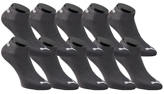 Puma Socken (Sneaker, Quarter und Sport) - 10er Pack für 15€