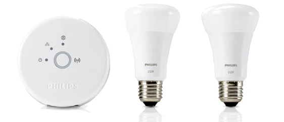 Philips Hue Lux Starterkit für 34€ - Starterset mit E27 LED-Leuchtmitteln und Bridge