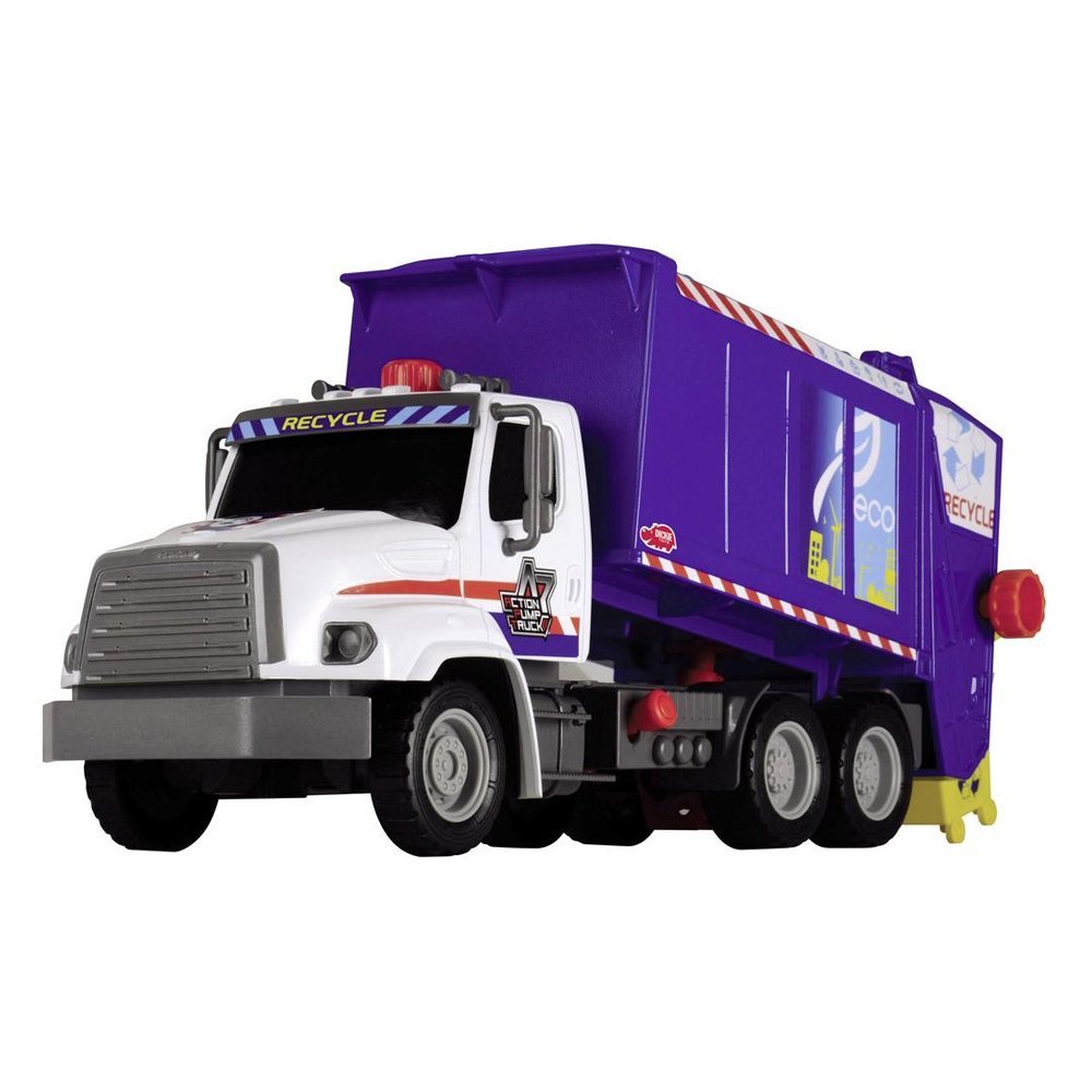 Dickie Toys 203806002 - Air Pump Garbage Truck, Müllabfuhr, 33 cm für nur 5,49 EUR [Plus Produkt]