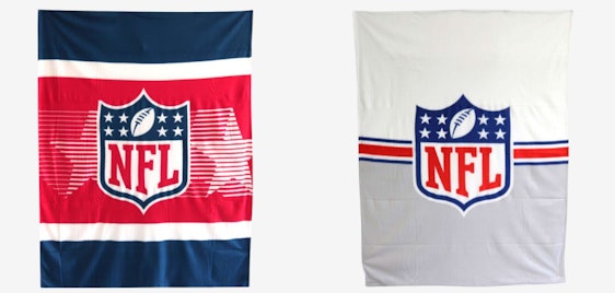NFL American Football Fleecedecke für 11€ - 150x200 cm, pflegeleicht