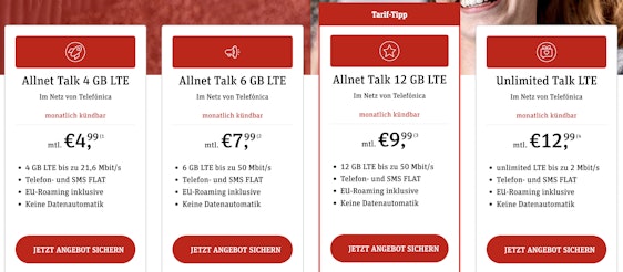 Endlich wieder da! 🤩 Talkline Tarife im o2-Netz - monatlich kündbar und ohne Datenautomatik