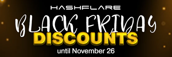 Black Friday Hashflare Discount bis zu 75%!!! Cloud Mining Bitcoin, Ethereum usw.